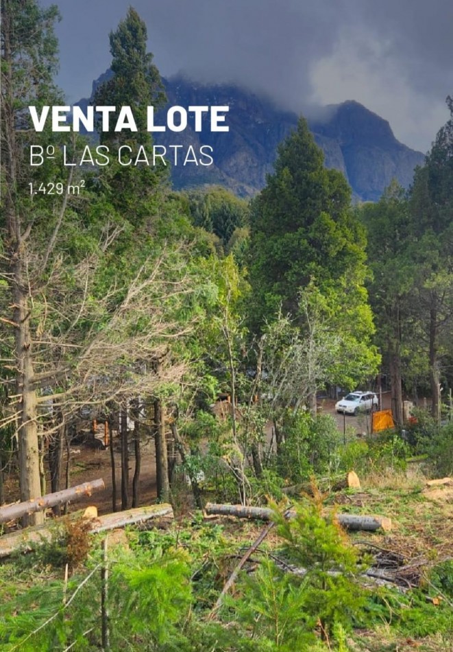 Terreno de 1.429 m² con vistas al Cerro Lopez - Barrio Las Cartas, Circuito Chico