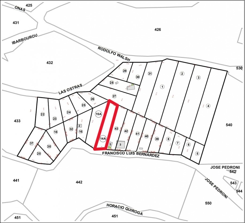 Lote en Ladera Norte - Naturaleza, pendiente y vista al lago
