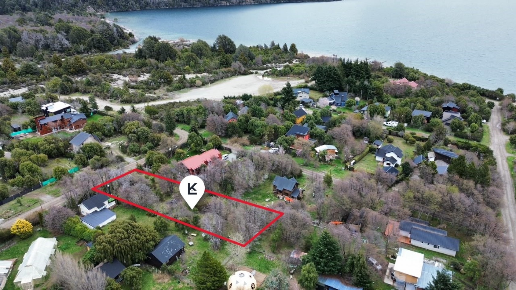 Lote en venta 1041 m2 Apto PH - Playa del viento - Lago Moreno